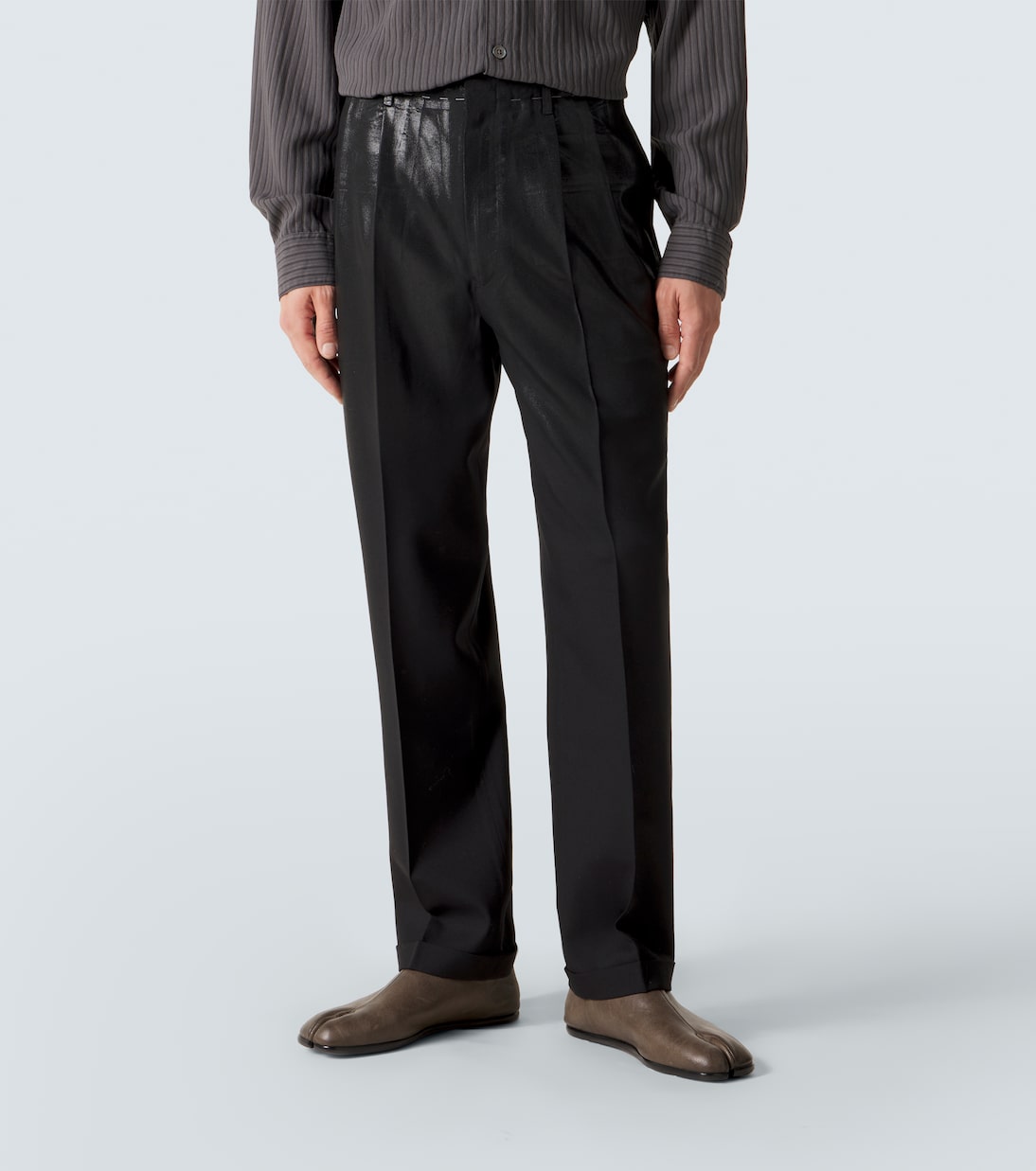 Pantalon droit en laine vierge | Maison Margiela