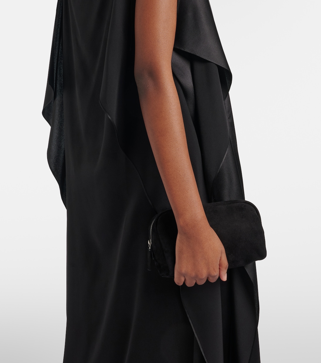 Astra Small suede pouch | The Row