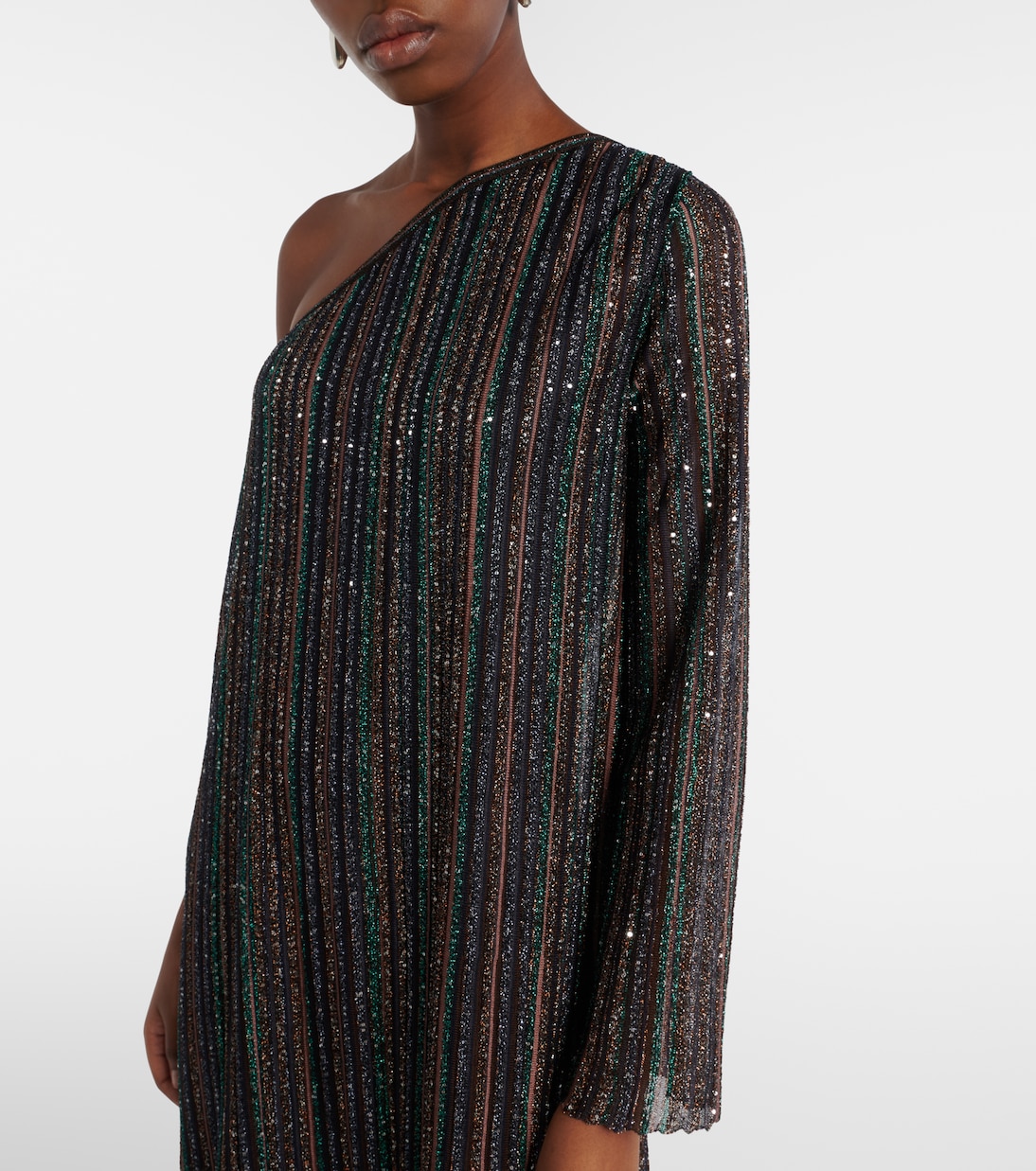 Chevron lamé minidress | Missoni