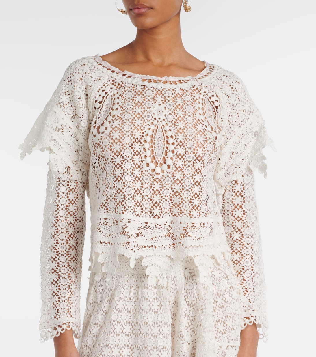 Hyliana cotton lace top | Isabel Marant