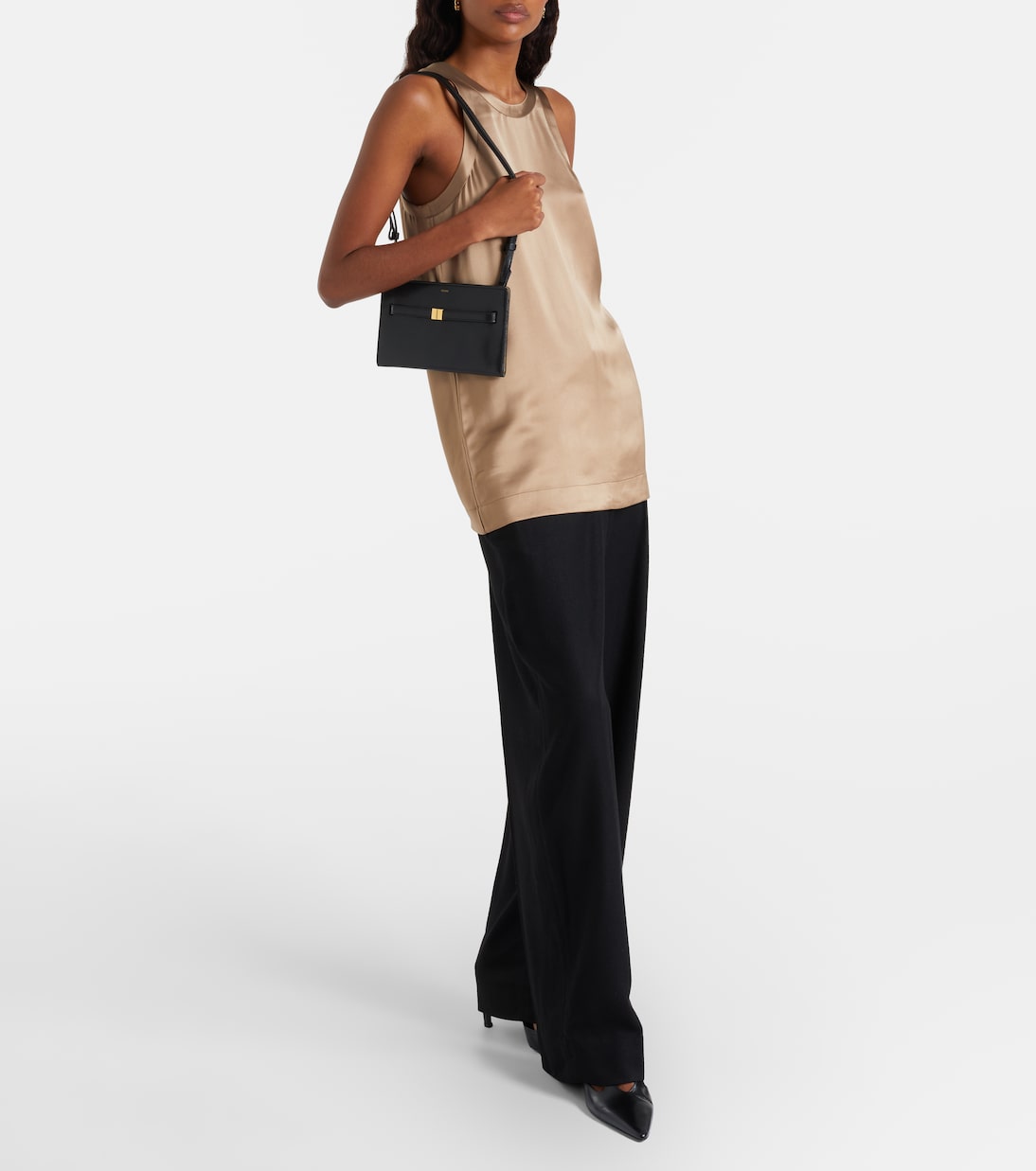 Small leather crossbody bag | Toteme