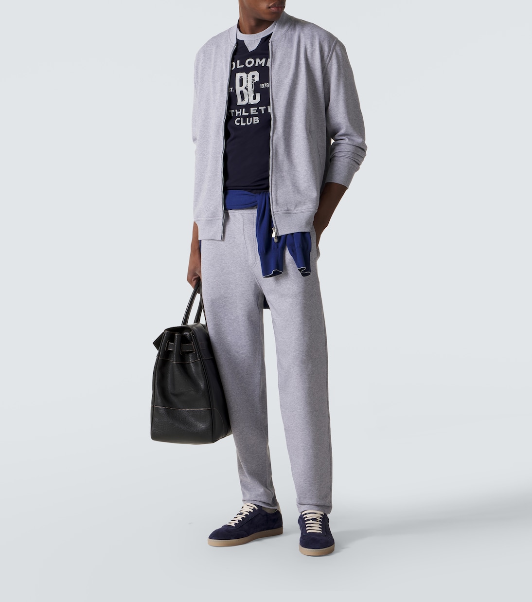 Printed cotton jersey T-shirt | Brunello Cucinelli