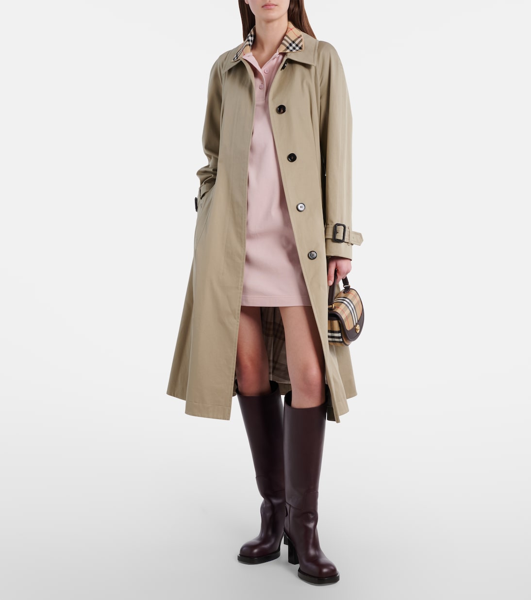 Burberry Check cotton polo dress | Burberry