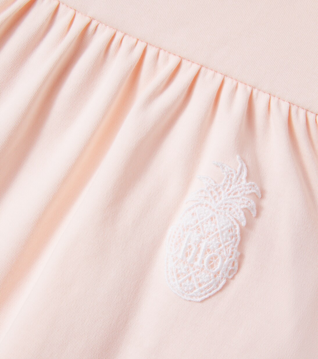 Ruffled cotton dress | Chloé Kids