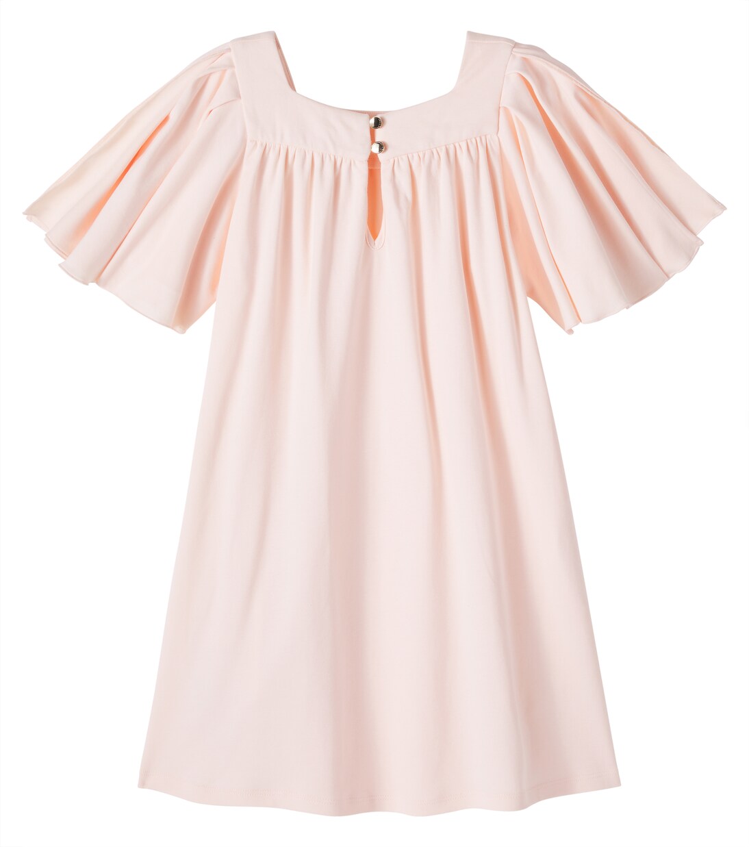 Ruffled cotton dress | Chloé Kids