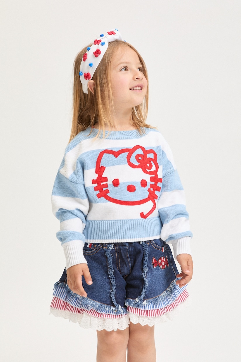 x Hello Kitty striped sweater | Monnalisa