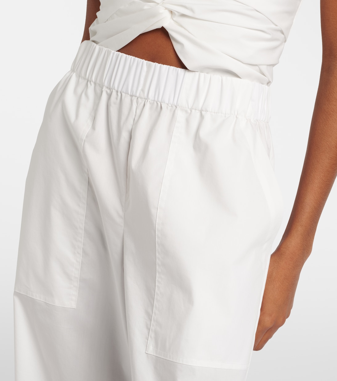 Arden cotton-blend wide-leg pants | Simkhai