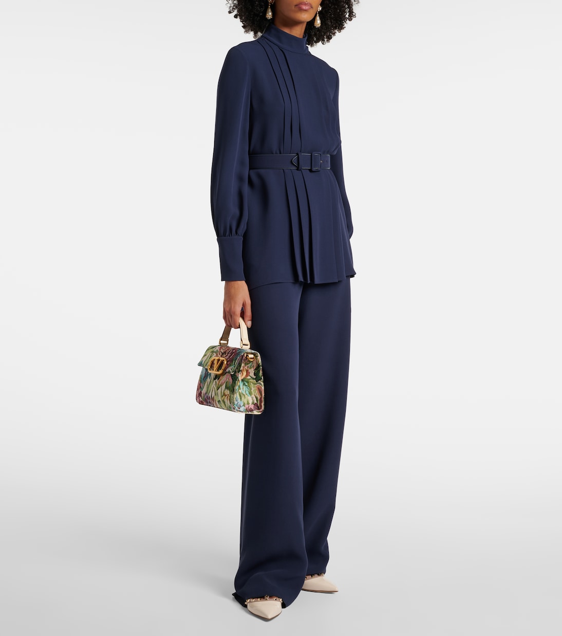 Valentino Garavani  – Mules Rockstud en cuir verni | Valentino Garavani