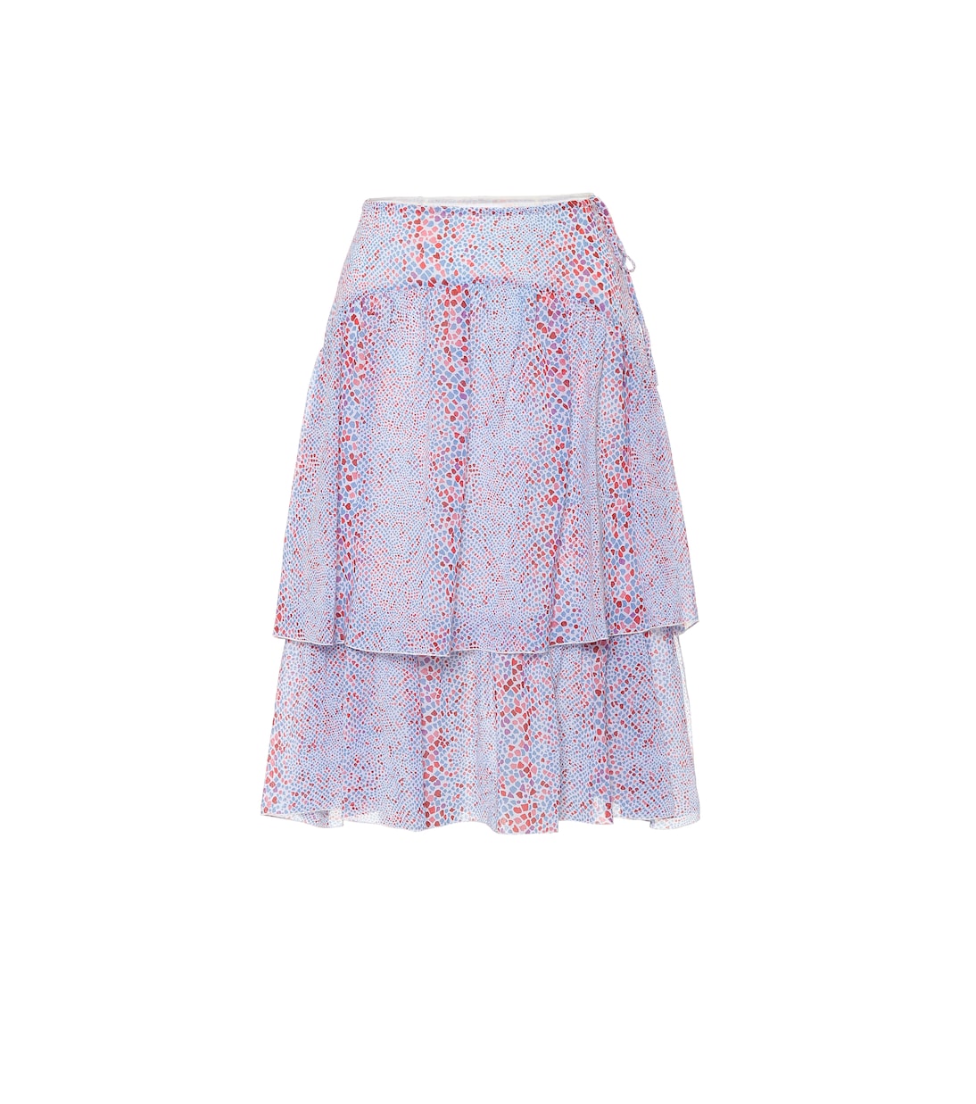 Falda midi de algodón y seda | See By Chloé