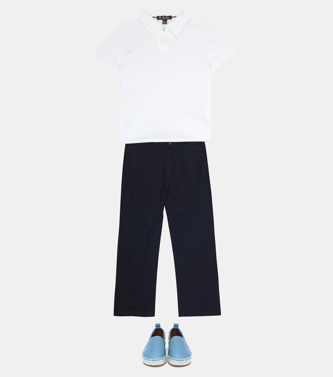 Polohemd Open aus Baumwoll-Piqué | Loro Piana Kids