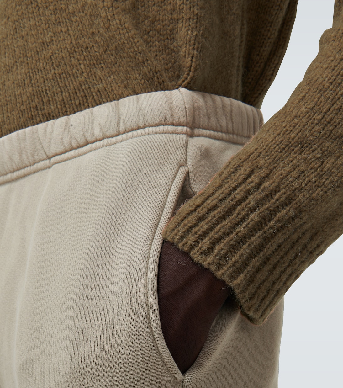 Cotton jersey sweatpants | Les Tien