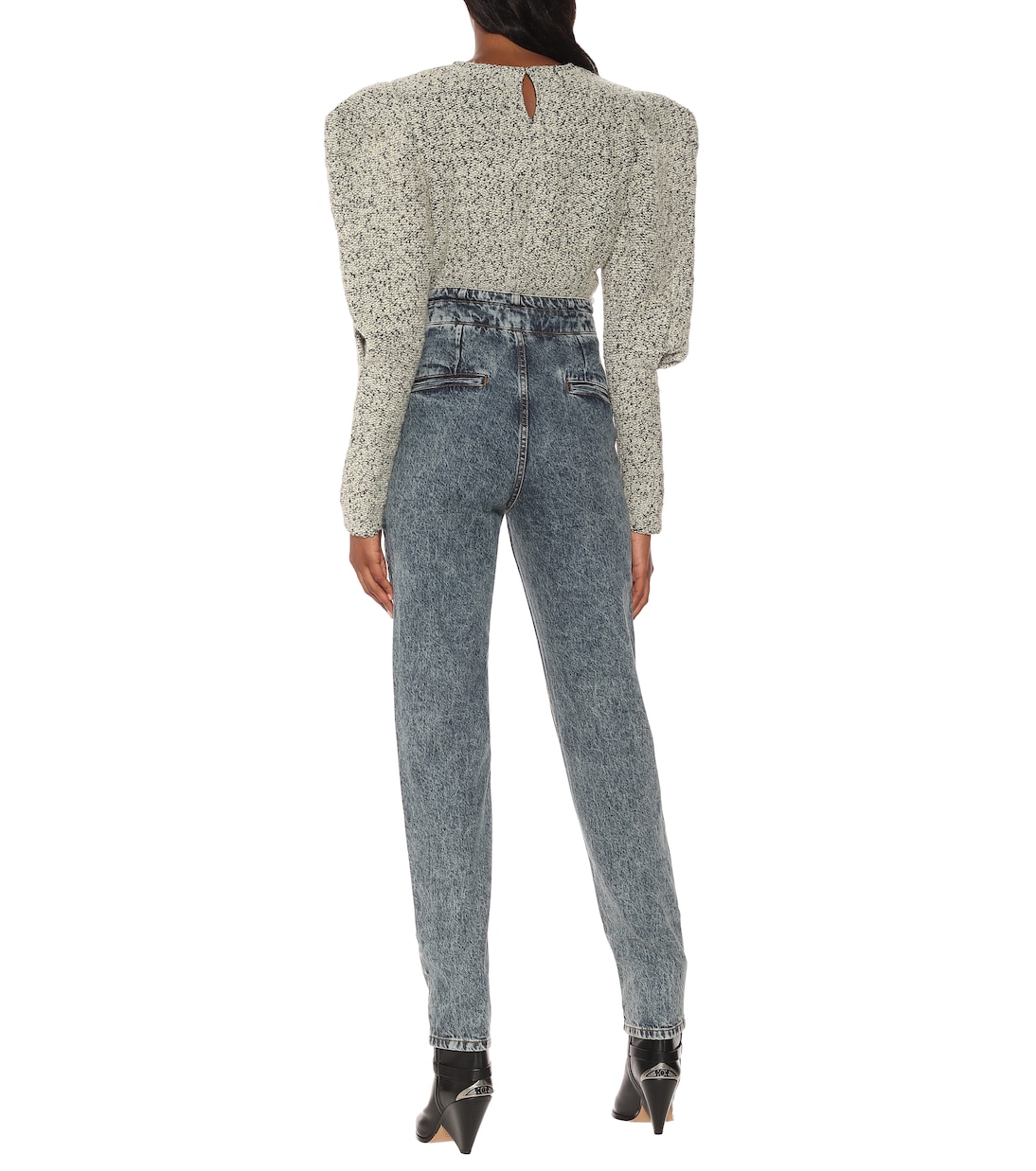 Jeans rectos Uduard de tiro alto | Isabel Marant