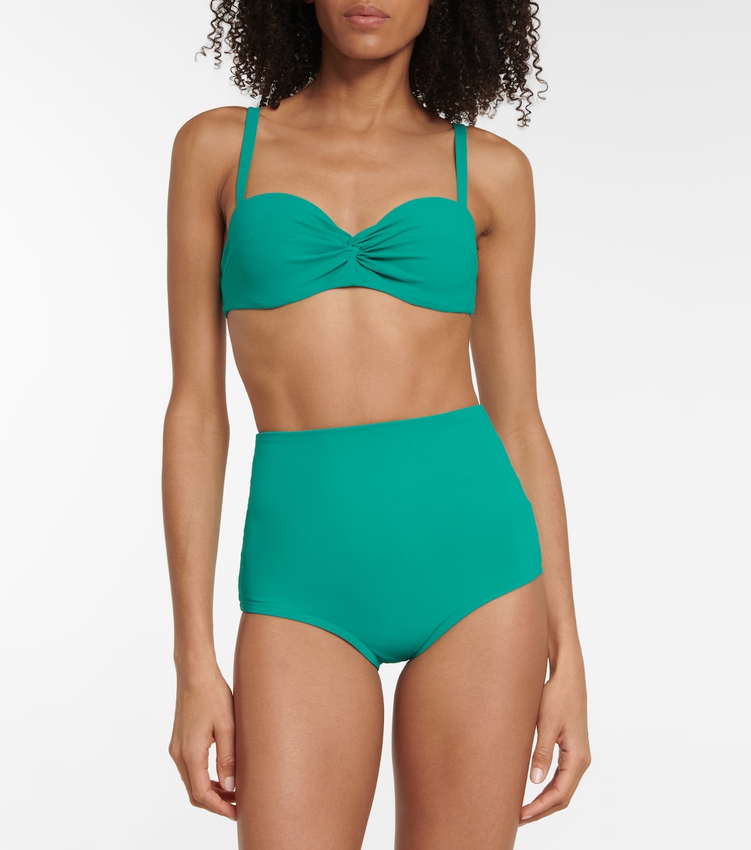Basics high-rise bikini bottoms | Karla Colletto