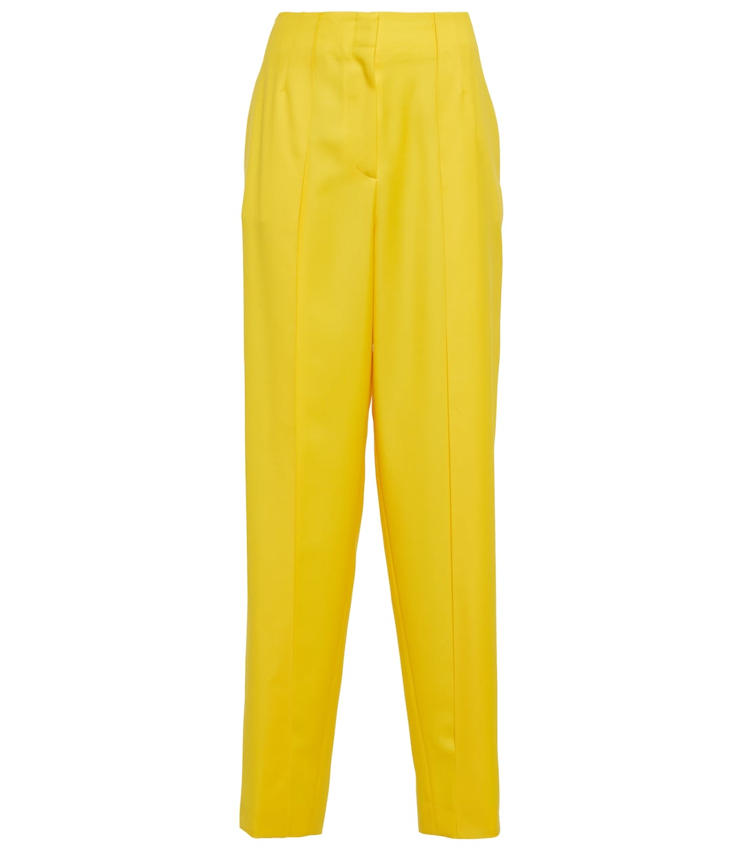 High-rise wool twill pants | Loewe