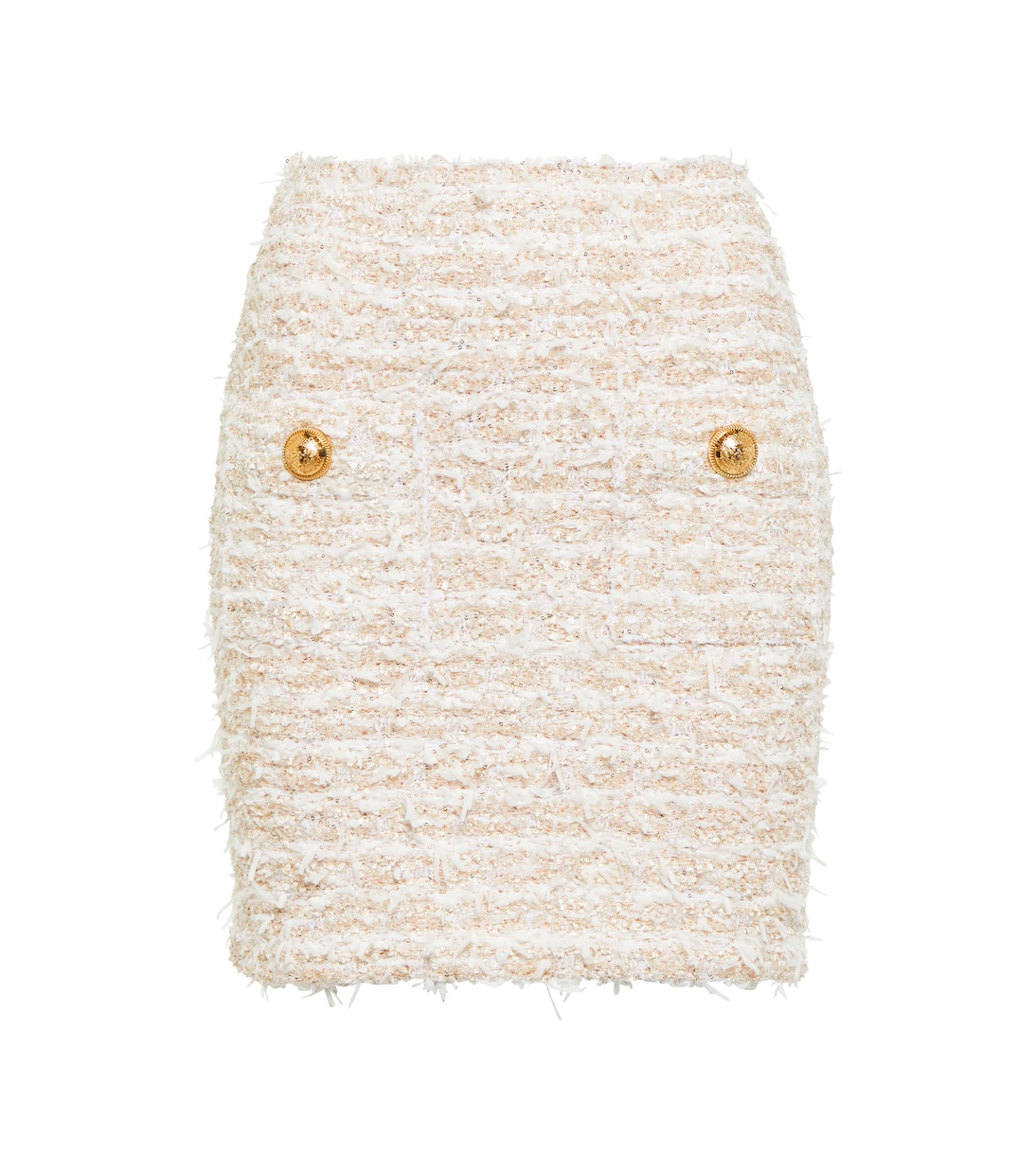 Embellished tweed miniskirt | Balmain