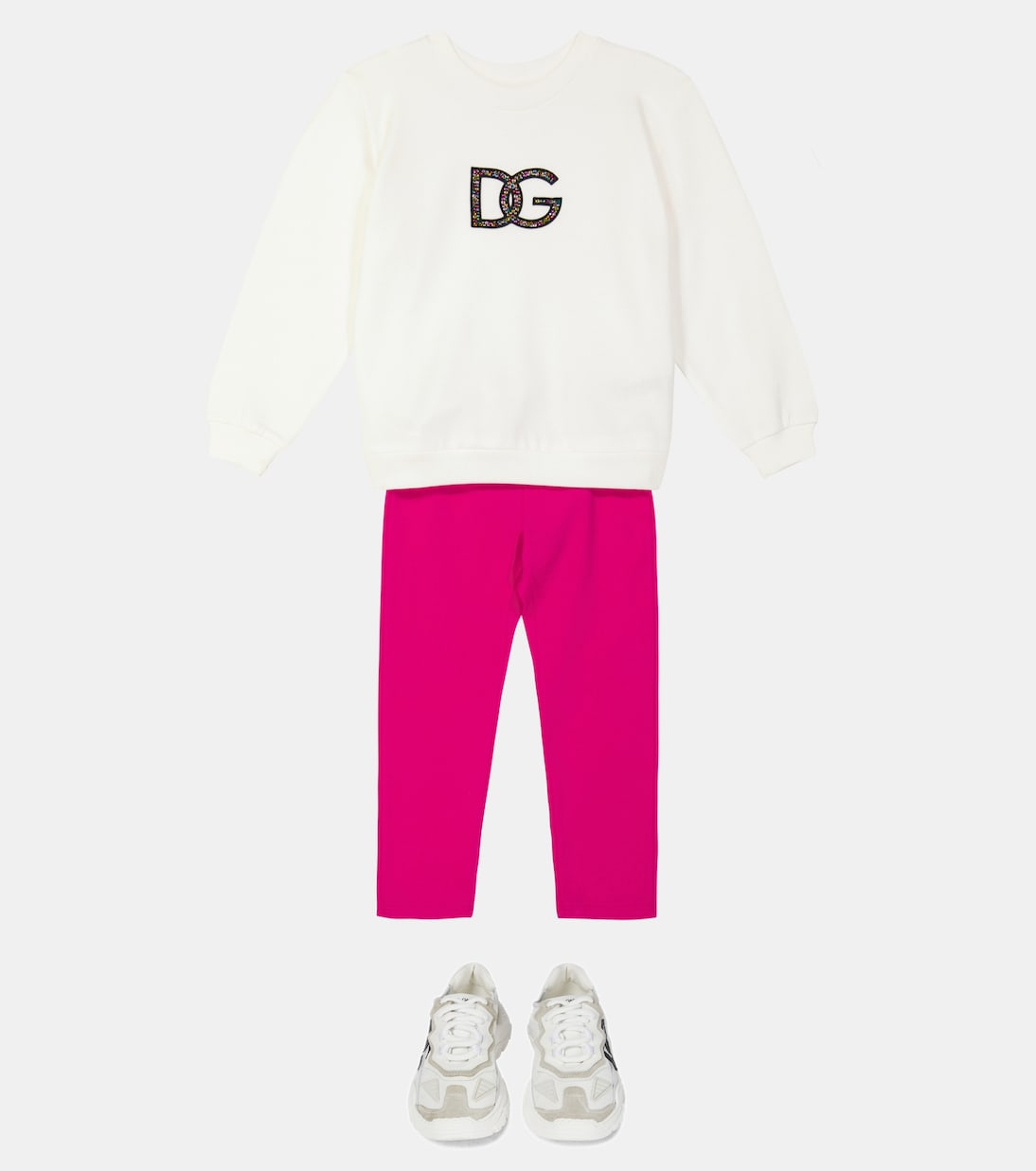 Sudadera de algodón adornada | Dolce&Gabbana Kids
