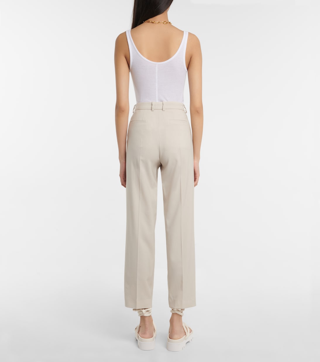 High-Rise-Hose Coleman aus Wolle | Joseph