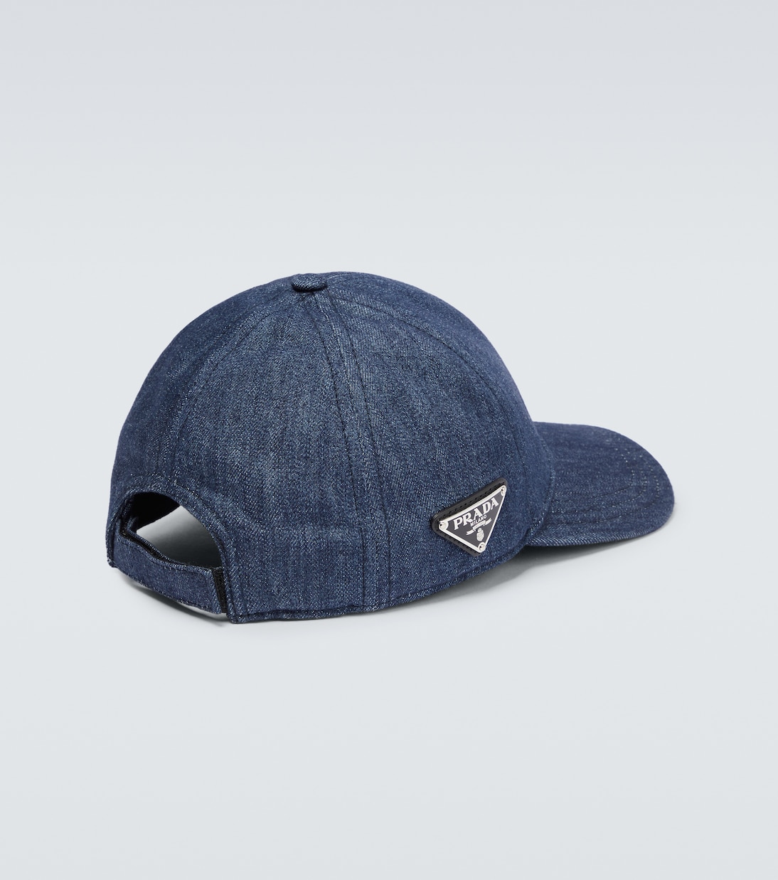 Gorra en denim de algodón | Prada