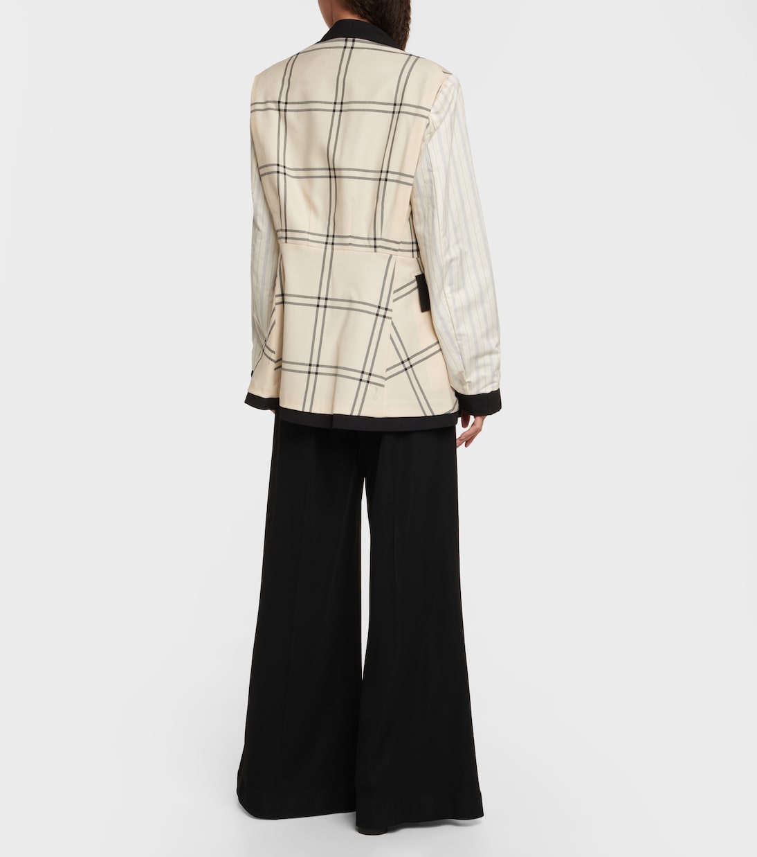 Reversible checked virgin wool jacket | Maison Margiela