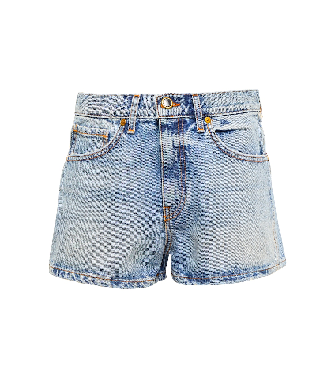Short Charlotte à taille haute en jean | Khaite