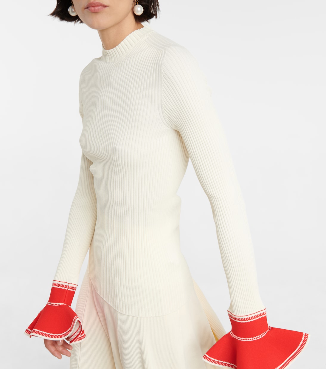 Top aus Rippstrick | Jil Sander
