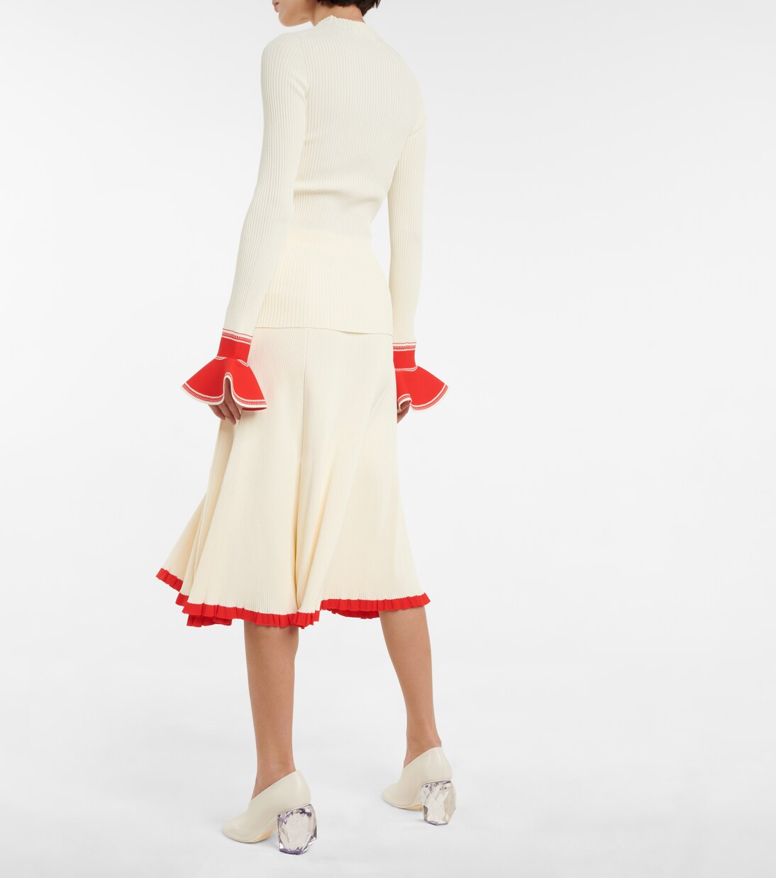 Top aus Rippstrick | Jil Sander