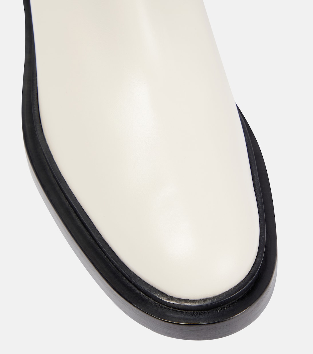 Botas altas de piel con paneles | Jil Sander