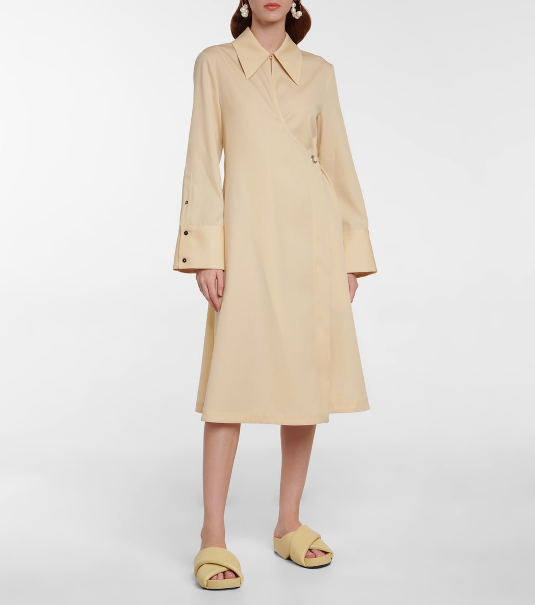 Mules en cuir matelassé | Jil Sander