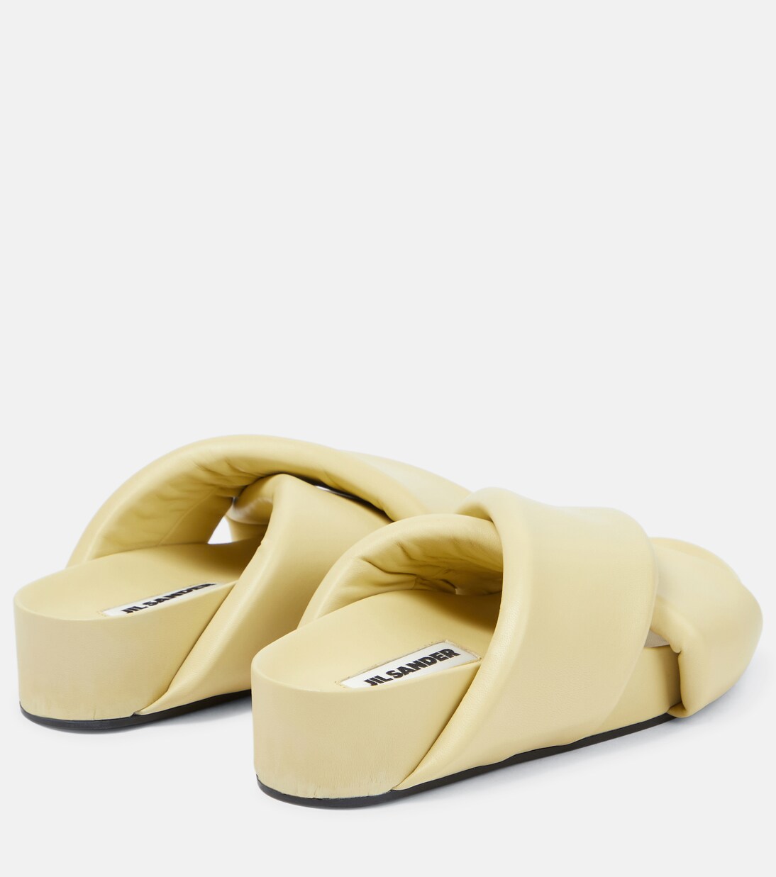 Mules en cuir matelassé | Jil Sander