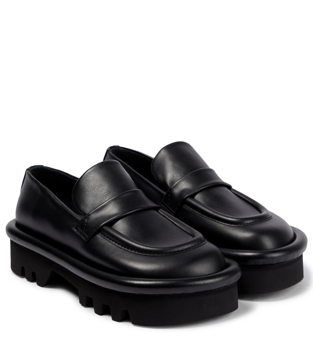 Bumper leather platform loafers | JW Anderson