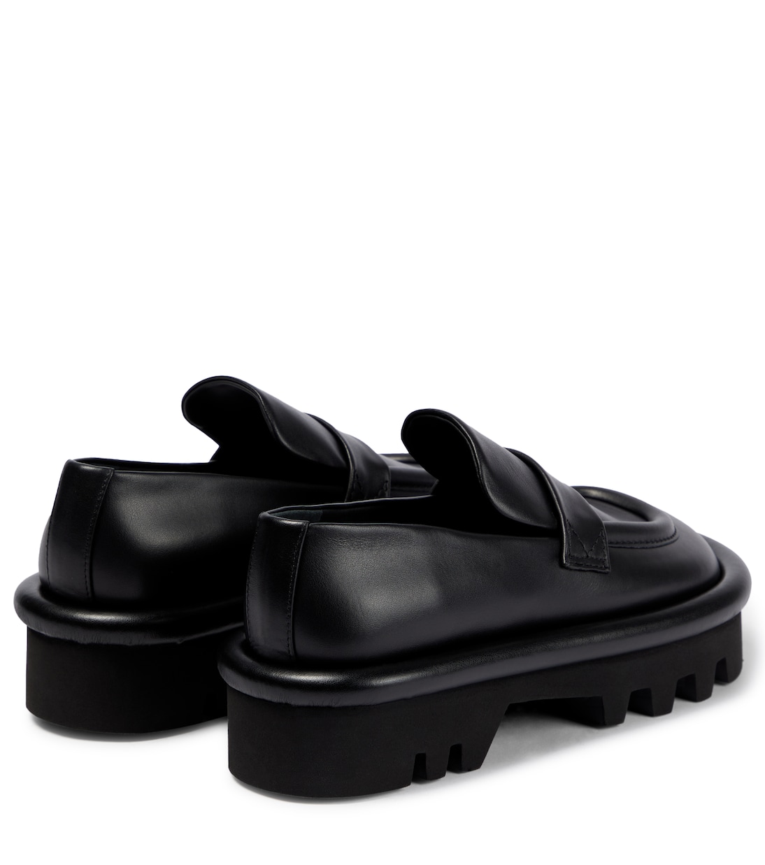 Bumper leather platform loafers | JW Anderson