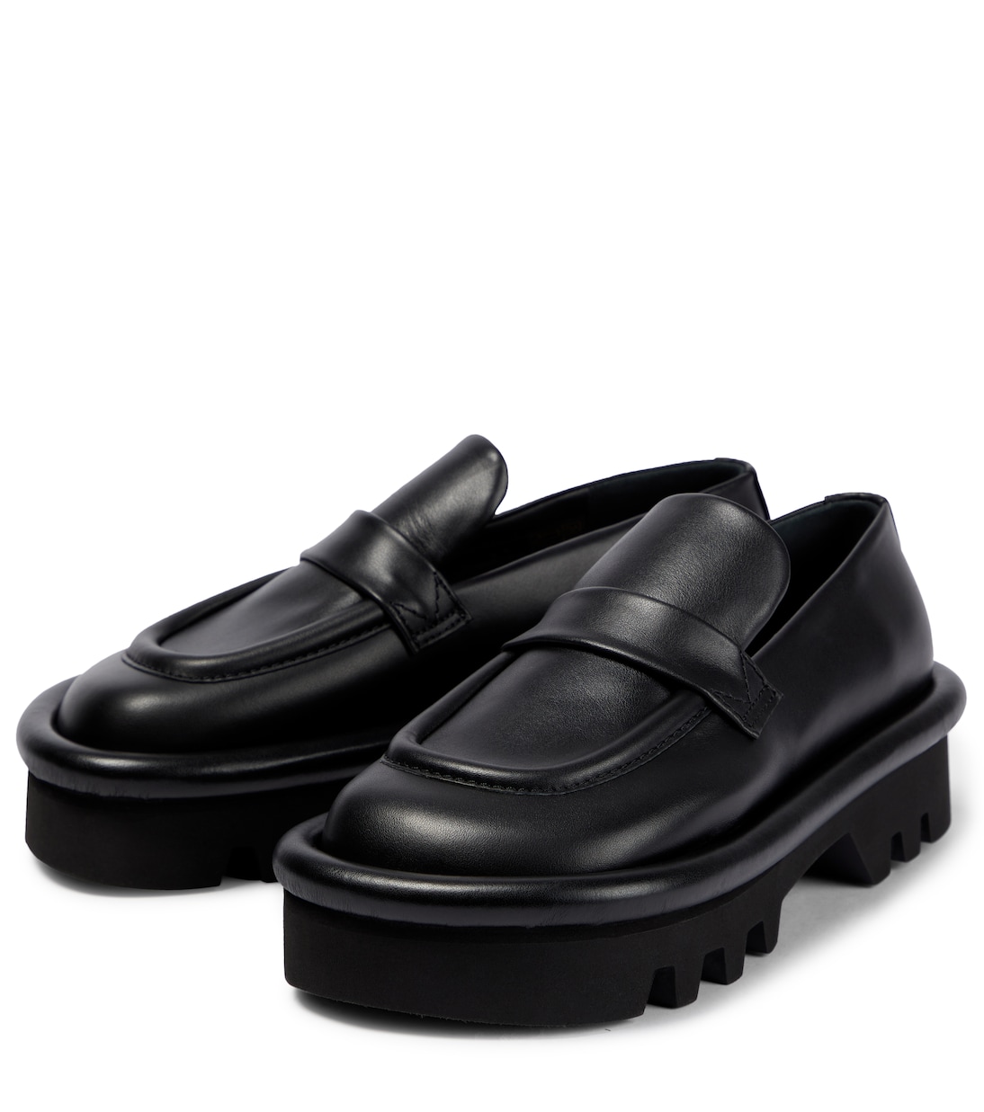 Bumper leather platform loafers | JW Anderson