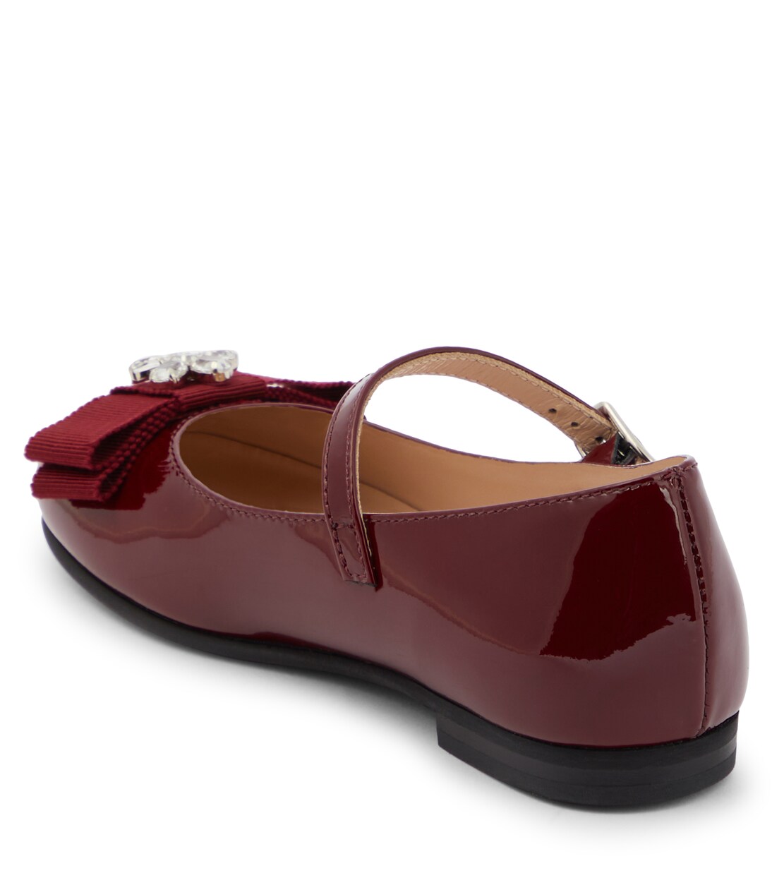 Embellished patent leather ballet flats | Il Gufo