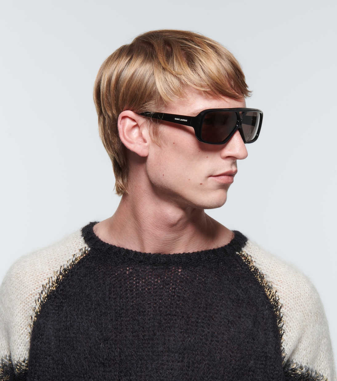 Rectangular acetate sunglasses | Saint Laurent