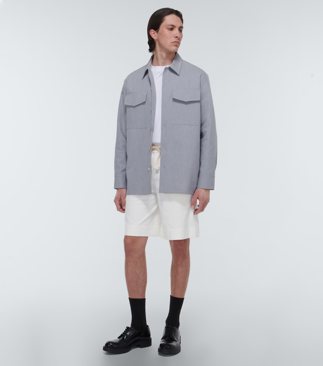 Shorts en mezcla de algodón | Jil Sander