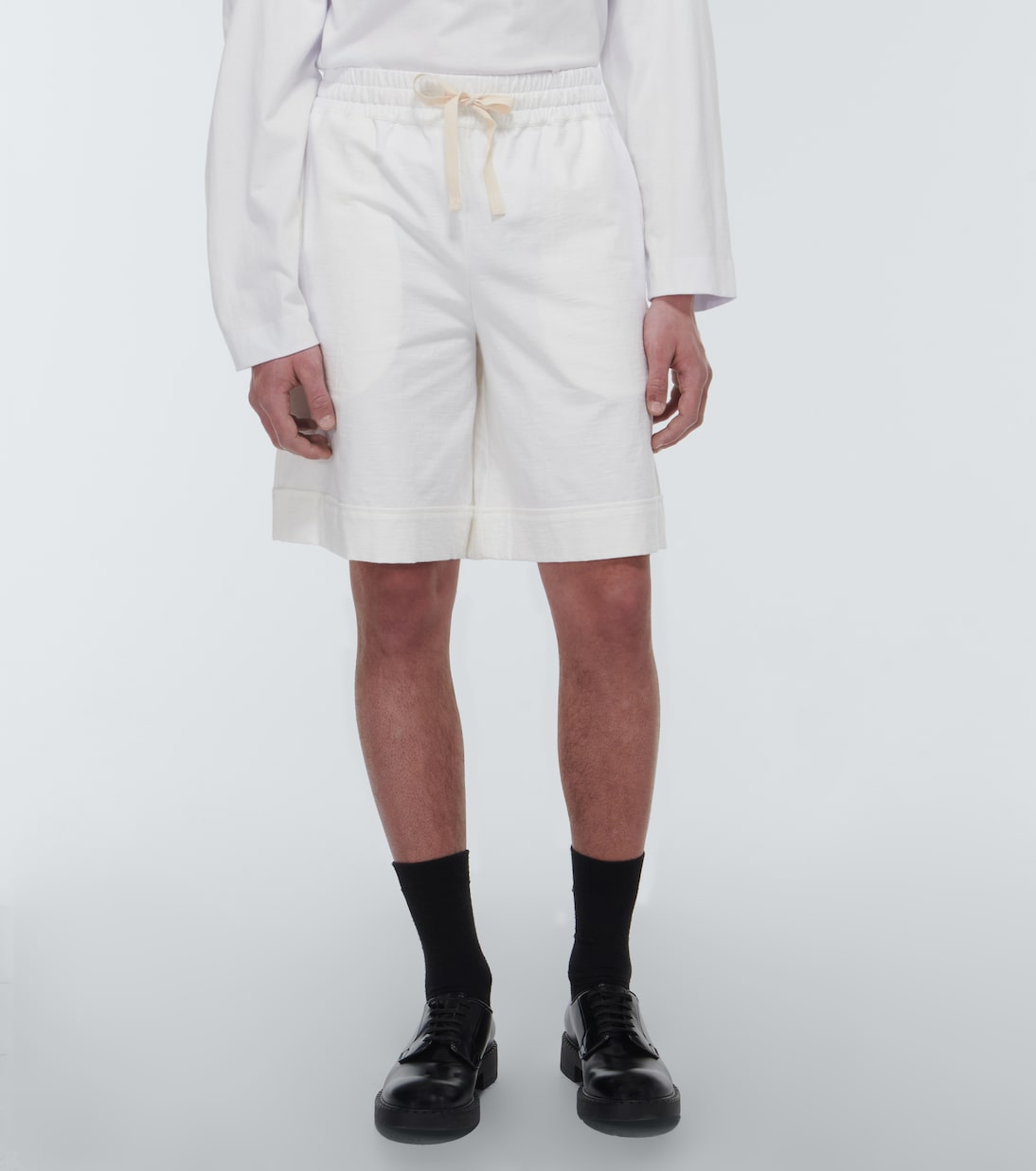 Shorts en mezcla de algodón | Jil Sander