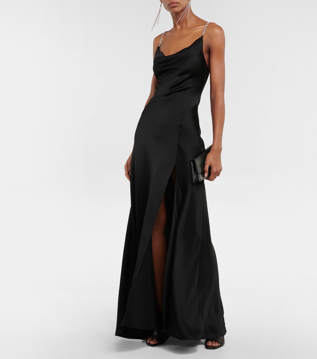 Finley embellished satin maxi dress | Simkhai