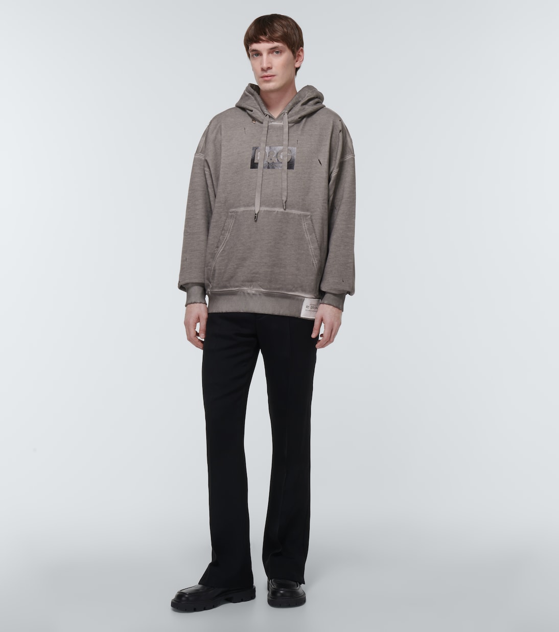 Felpa con cappuccio in jersey di cotone | Dolce&Gabbana