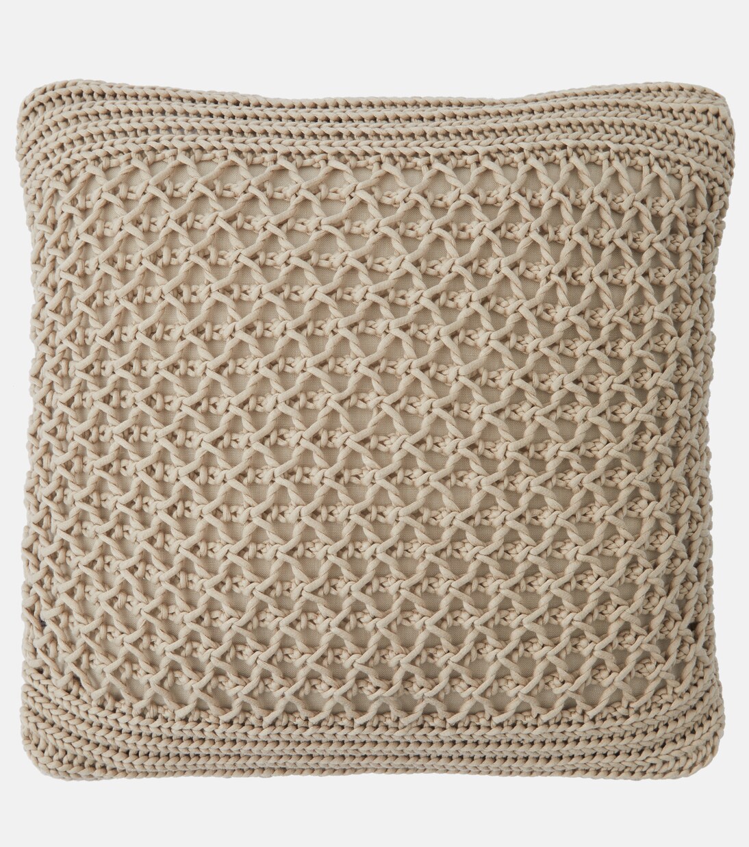 Cuscino in cotone a trecce | Brunello Cucinelli