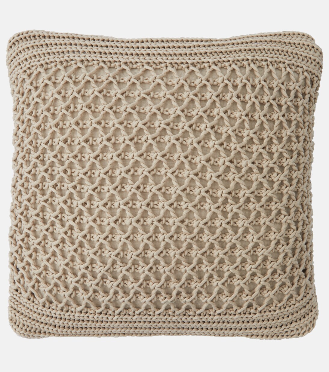 Cuscino in cotone a trecce | Brunello Cucinelli