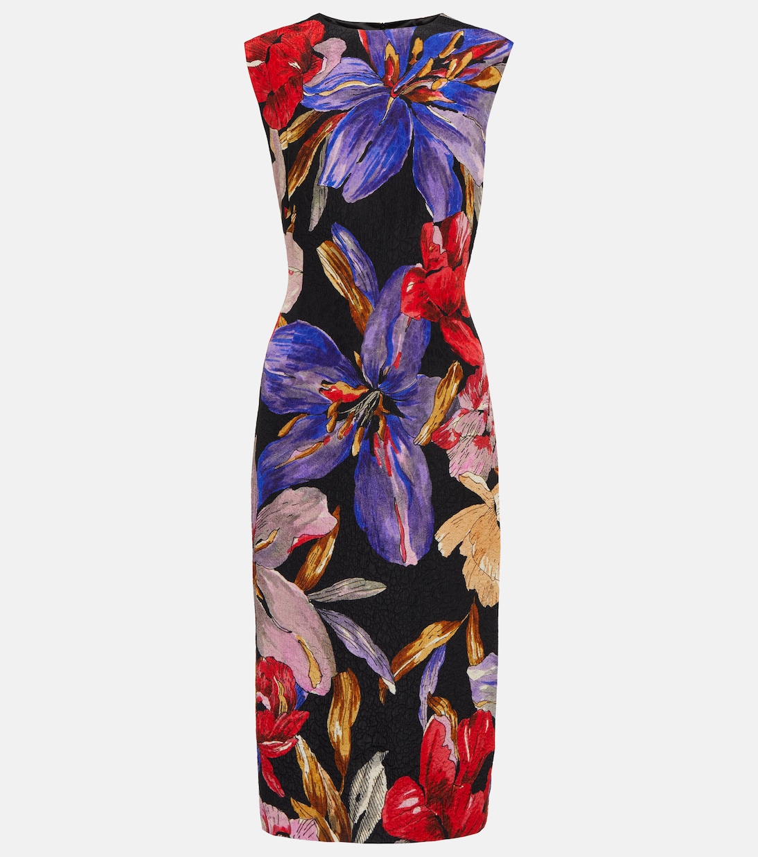 Abito midi in raso | Dries Van Noten