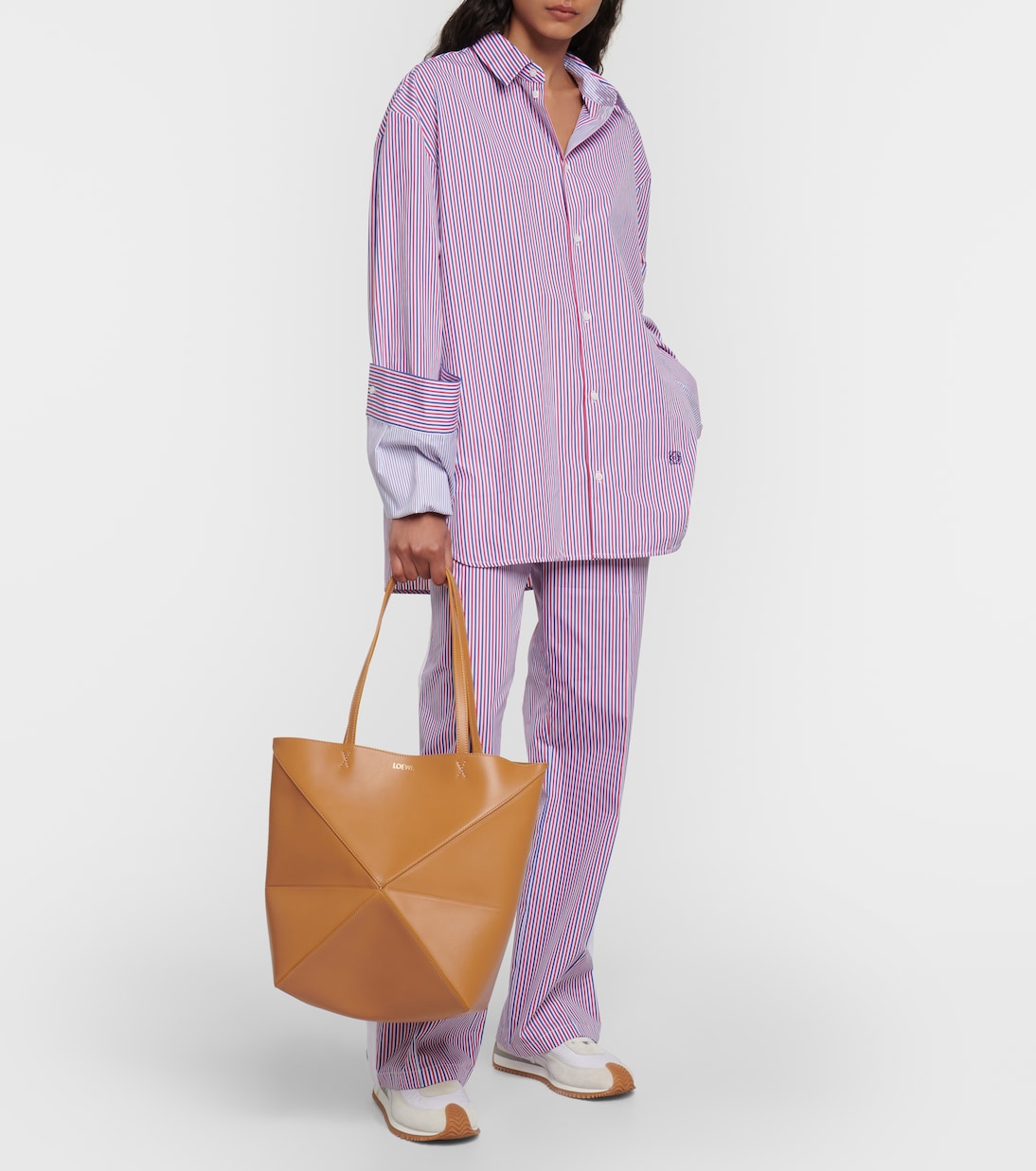 Tote Puzzle Fold Medium aus Leder | Loewe