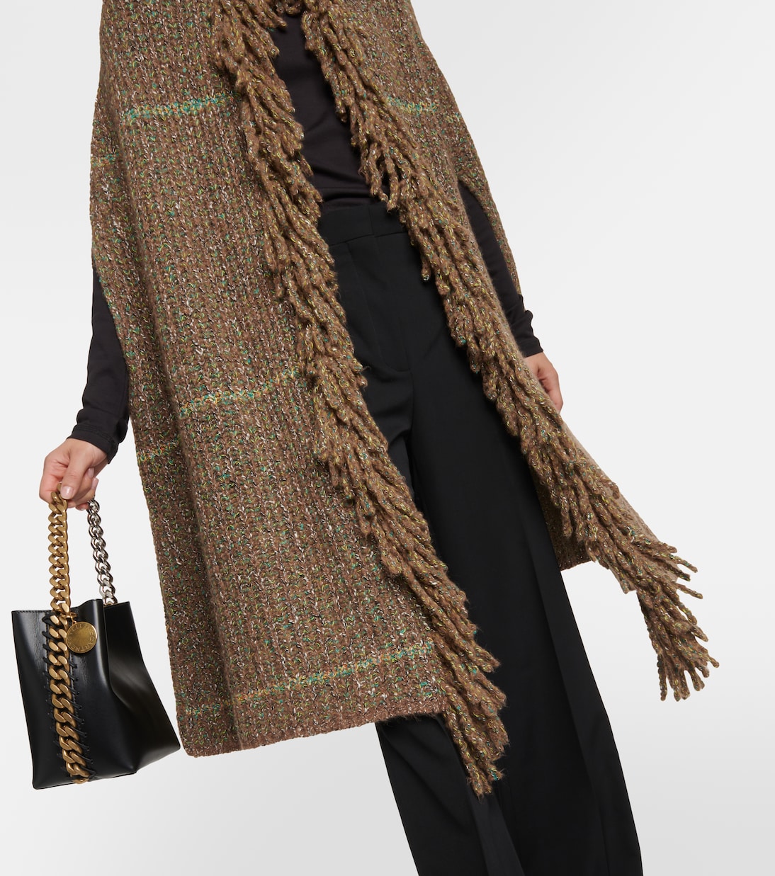 Poncho con frange | Stella McCartney