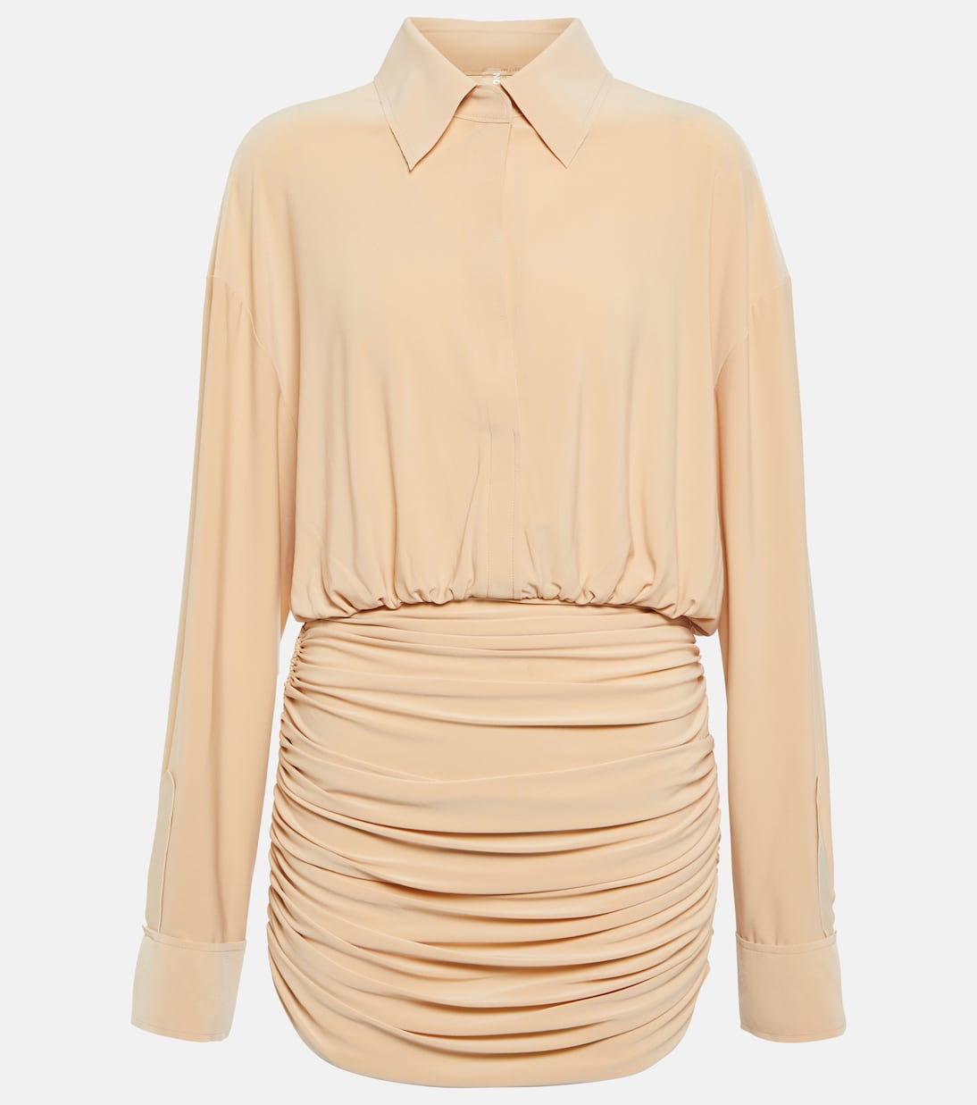 Shirred minidress | Norma Kamali