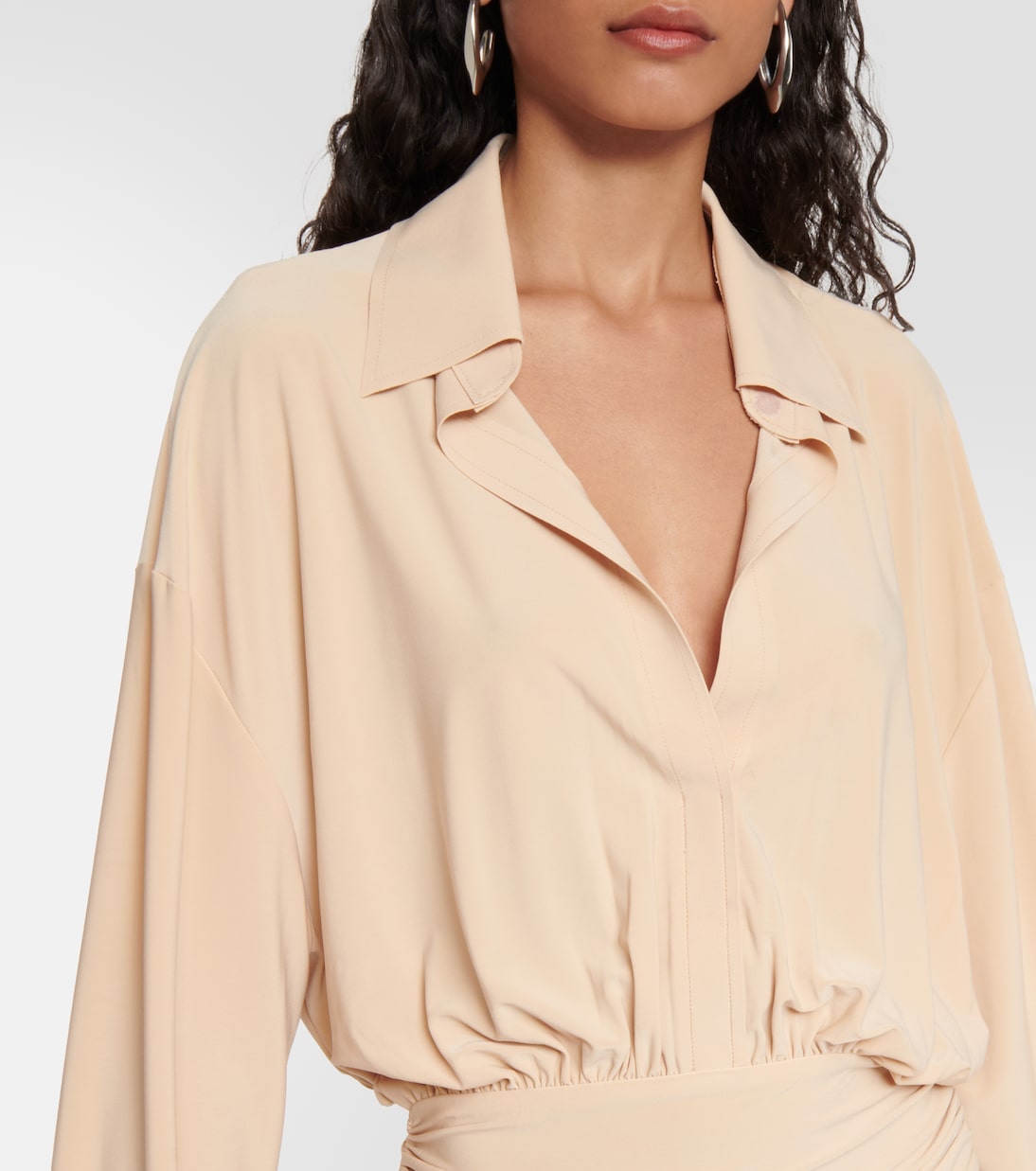 Shirred minidress | Norma Kamali