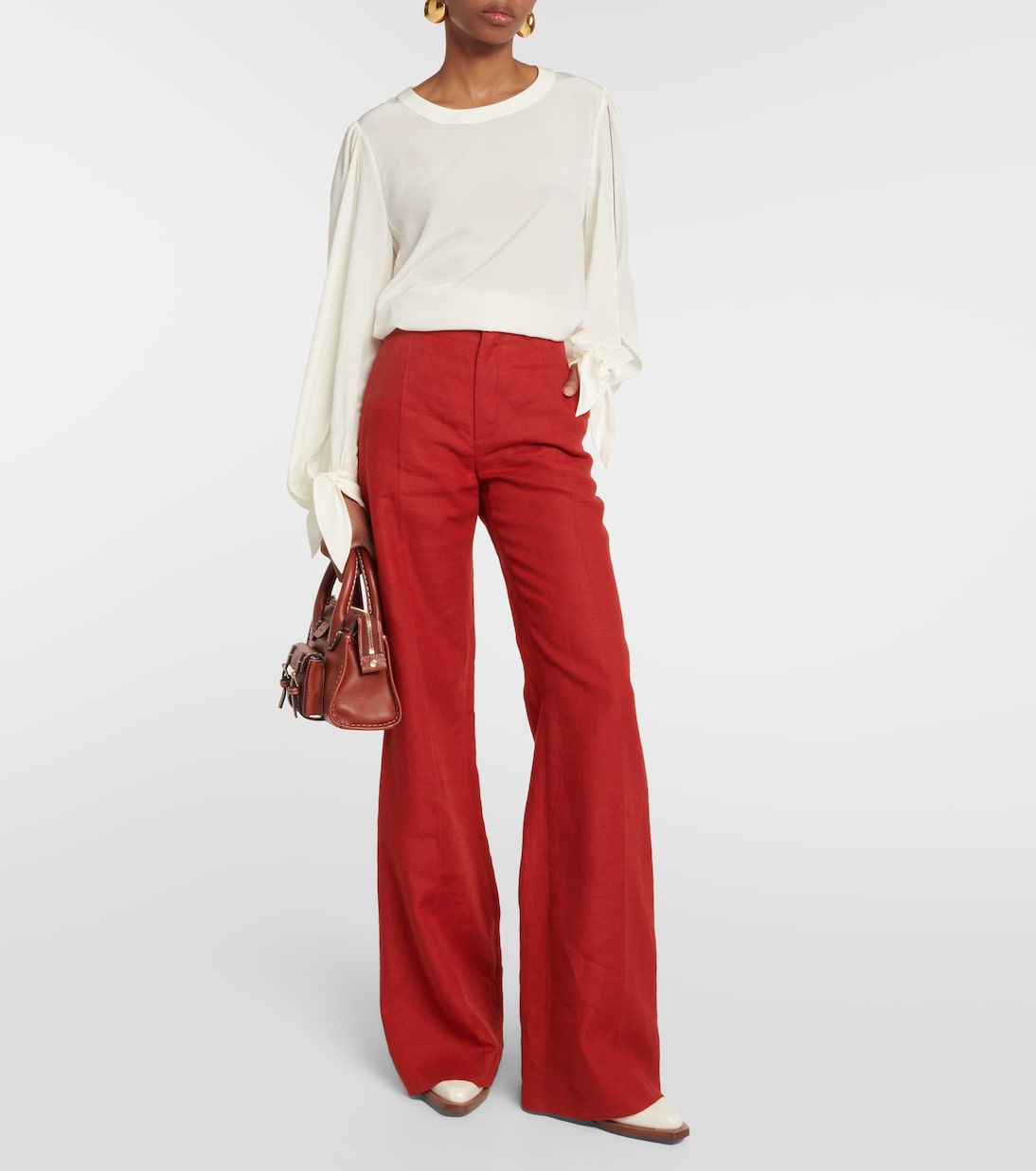 Blusa in crêpe de chine | Chloé
