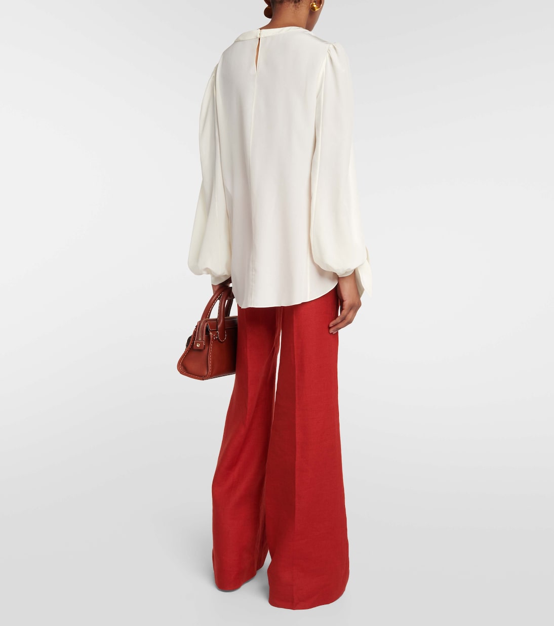 Blusa in crêpe de chine | Chloé