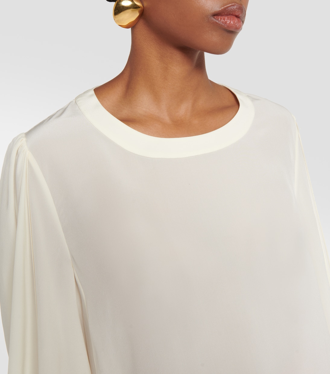 Blusa in crêpe de chine | Chloé