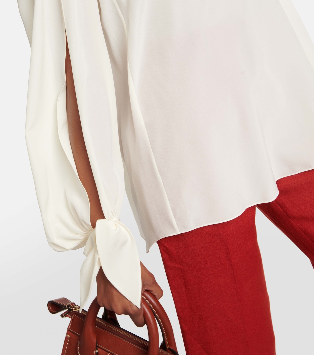 Blusa in crêpe de chine | Chloé