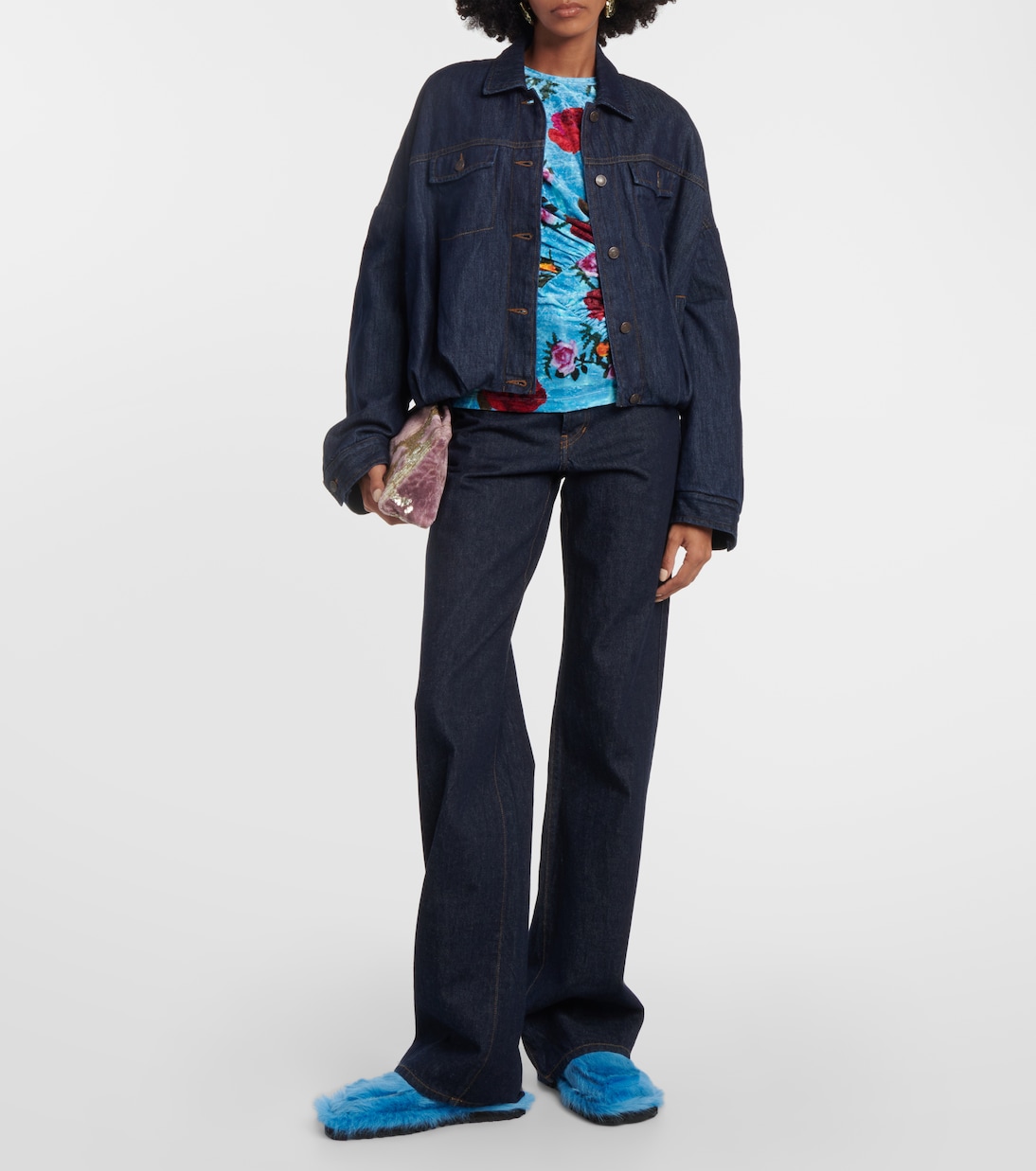 Calf hair slippers | Dries Van Noten